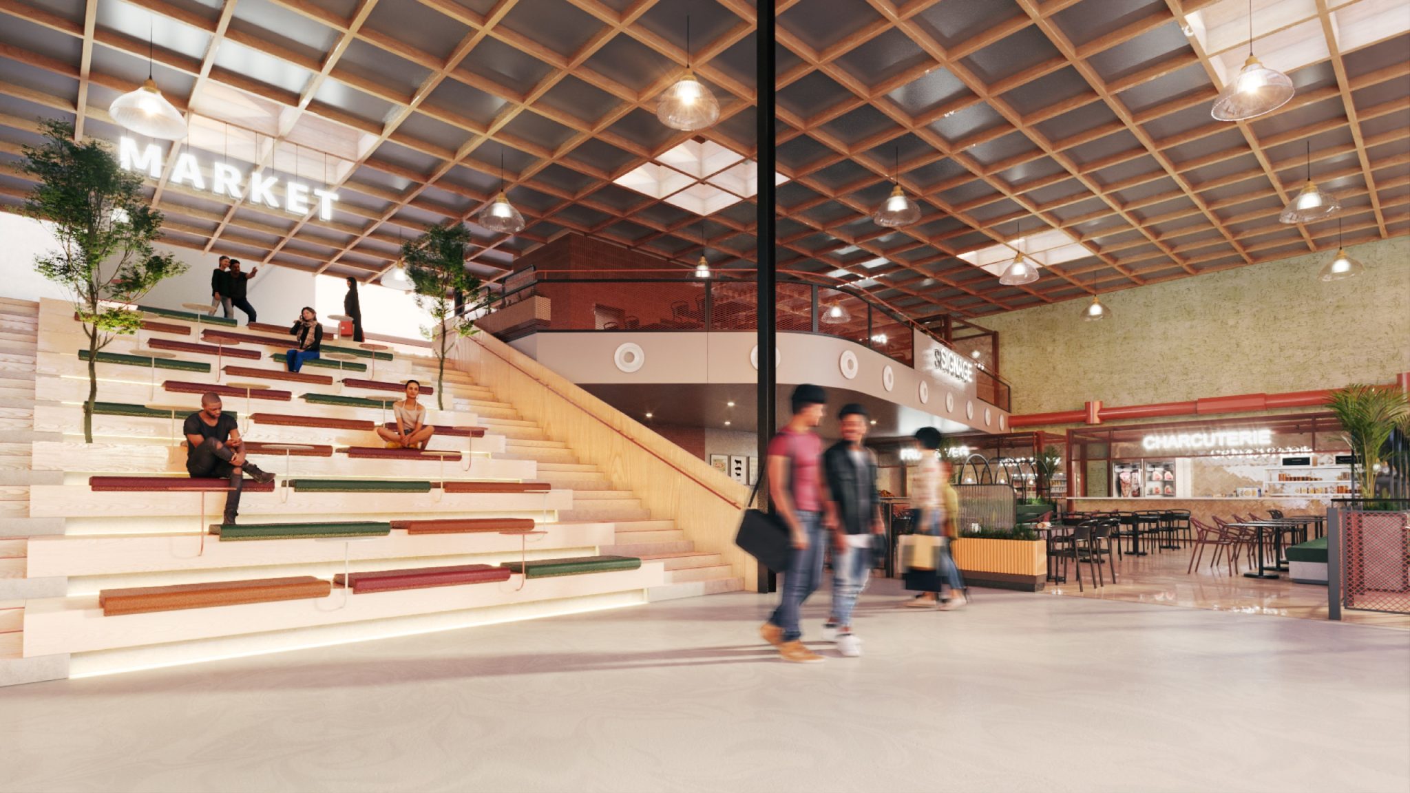 Redevelopment Spindles Town Square